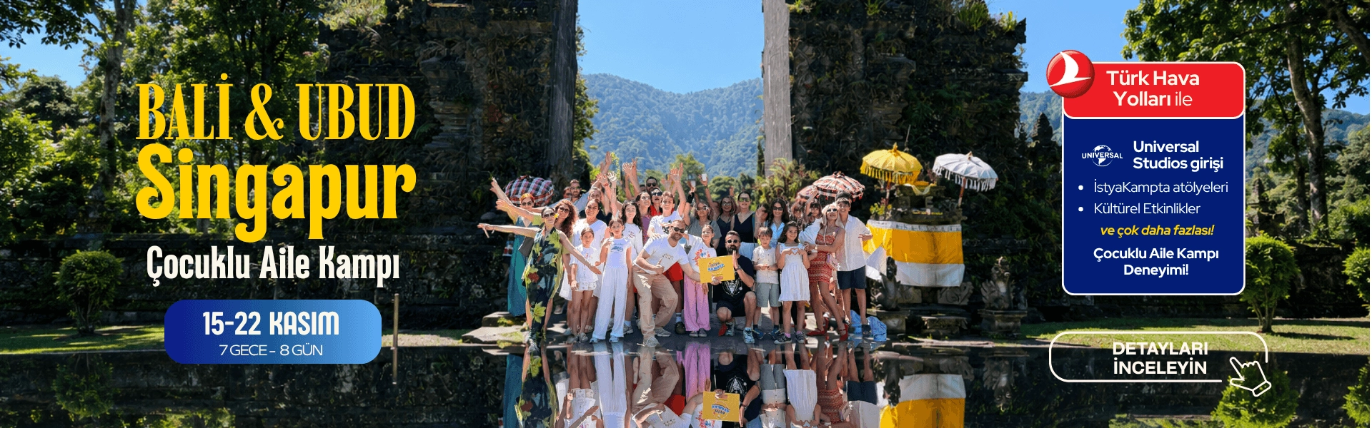 Bali Ubud Singapur Çocuklu Aile Kampı