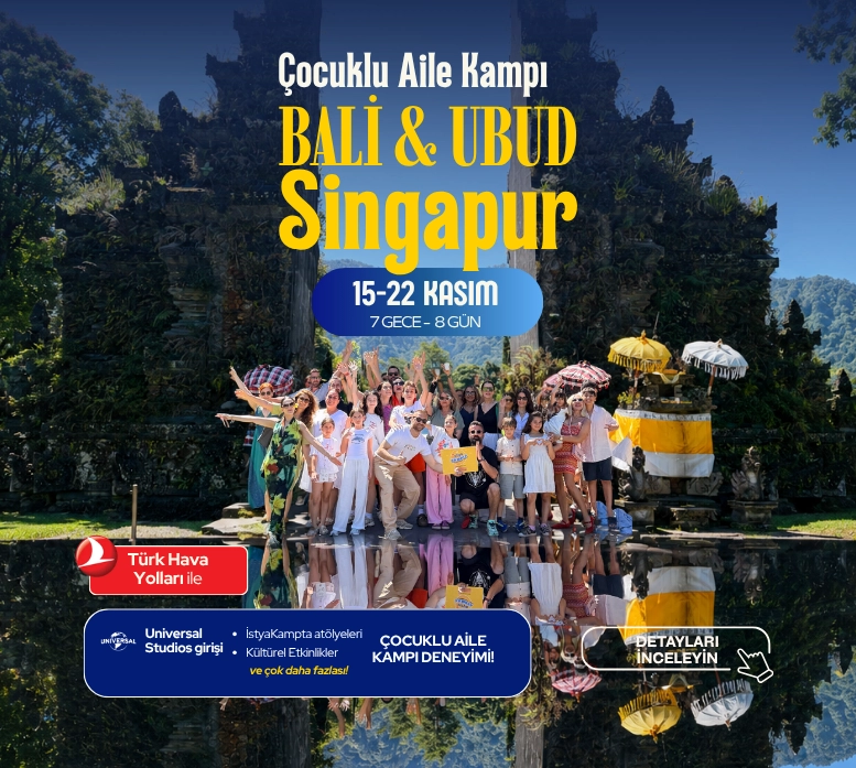 Bali Ubud Singapur Çocuklu Aile Kampı